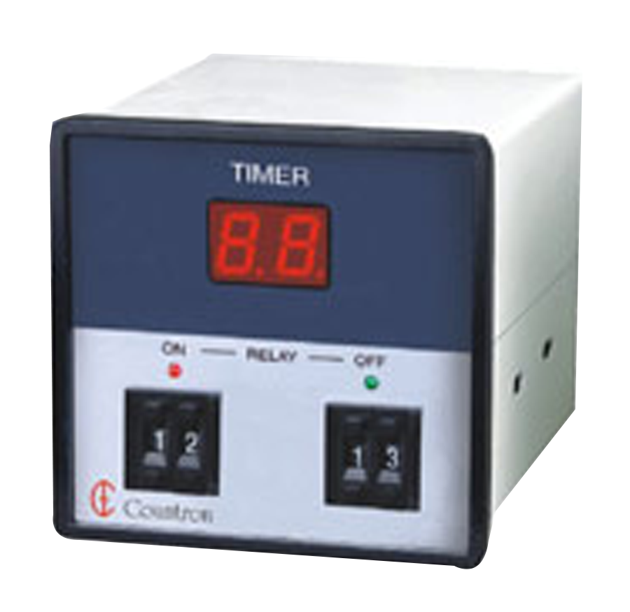 4 Digit Digital Timer with LED Display & Thumb Wheel