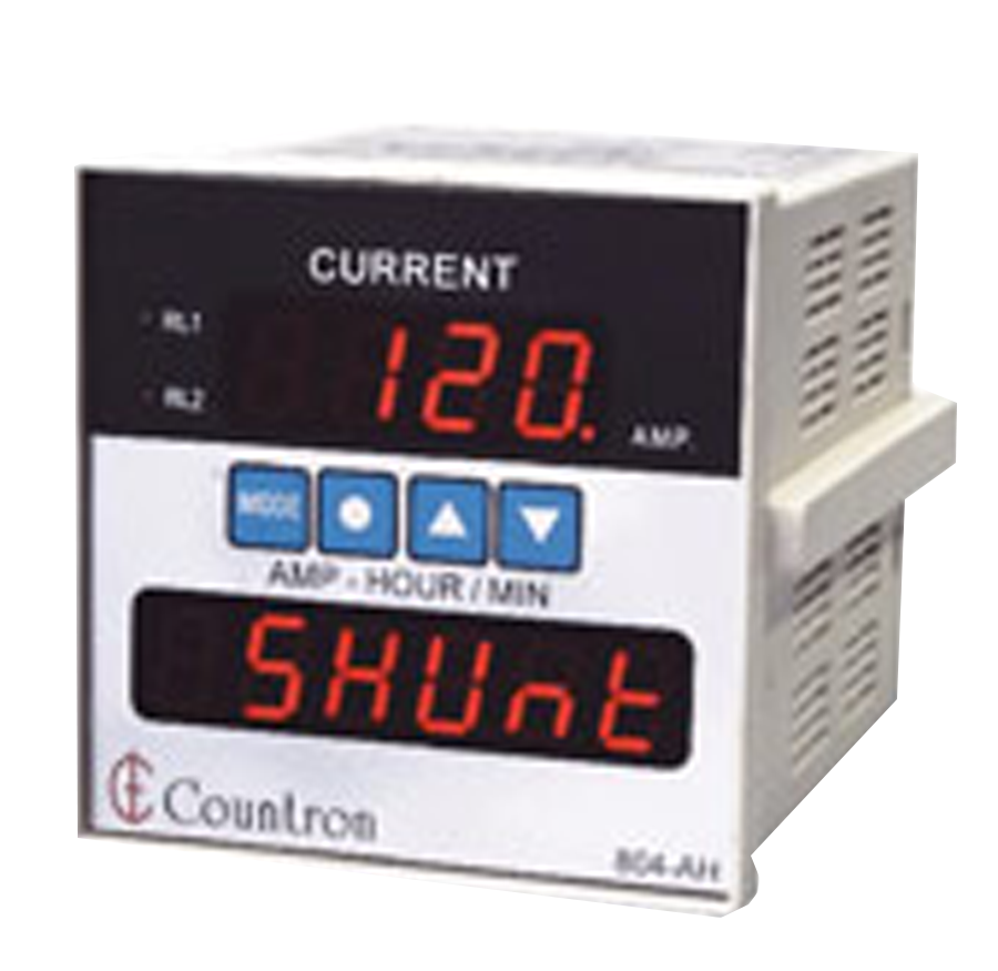 6 Digit Ampere Hour Meter with separate display for current and dual time relays for automation