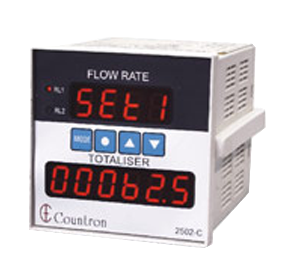 Flow Indicator for both pulse and 4-20mA input