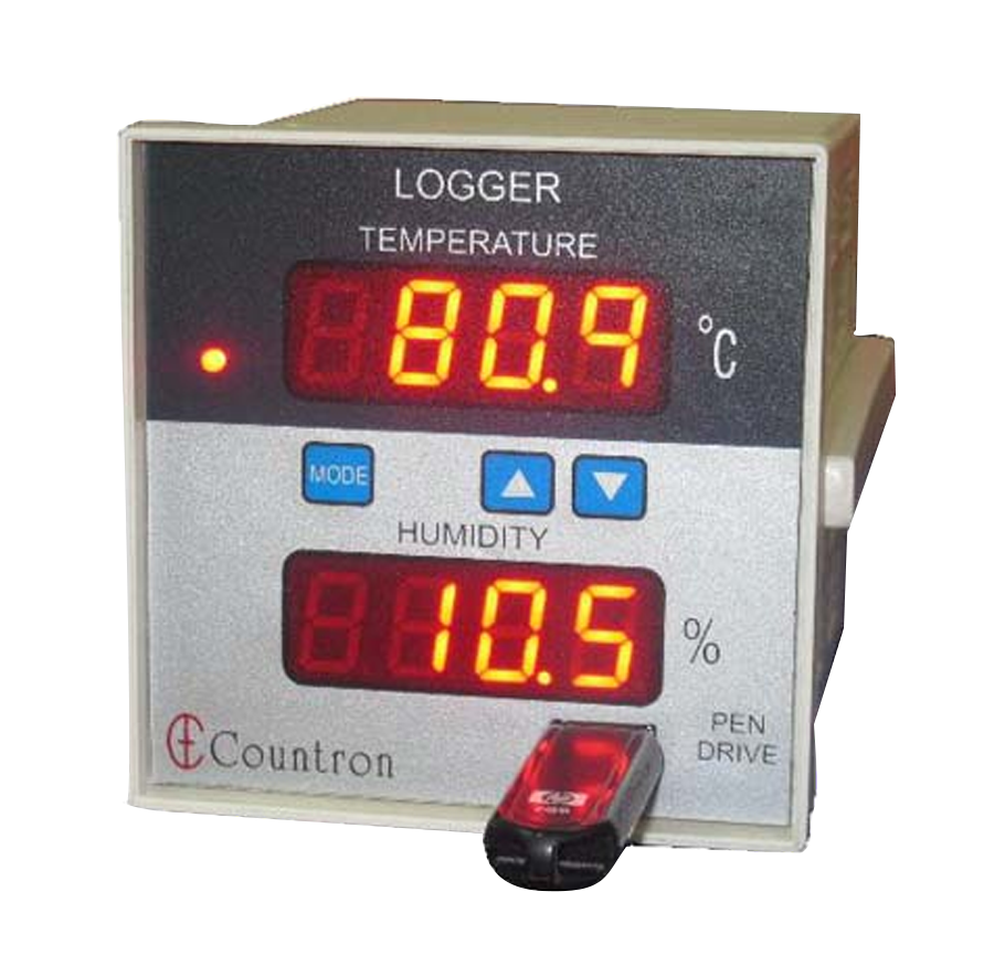 Humidity and Temperature Logger using USB Pen Drive output