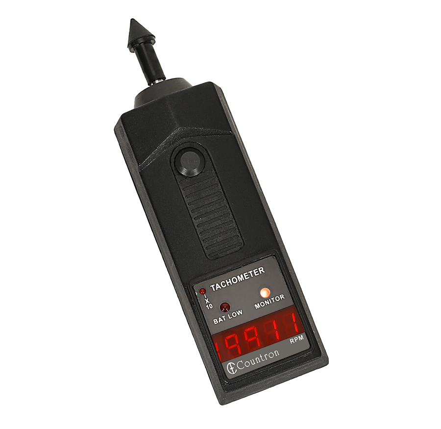 Portable Dual Contact/Non-Contact Tachometer